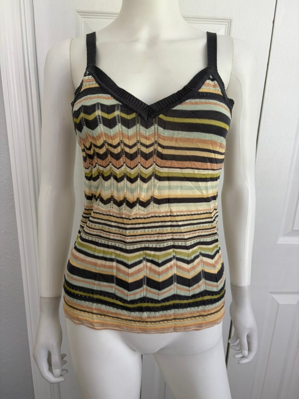 missoni vintage y2k knit tank top